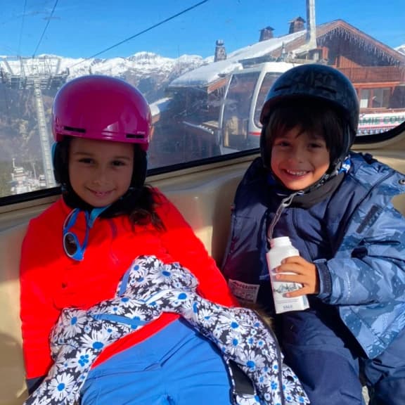 Moments on the slopes of Courchevel with Elin Silverio