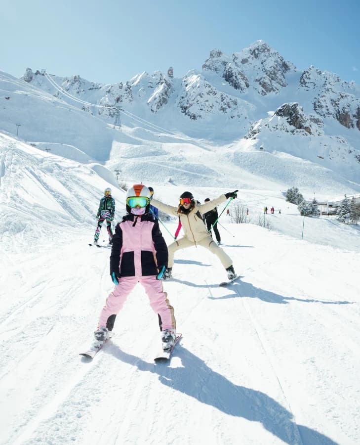 Kids skiing with Elin Silverio during Kid’s 360°